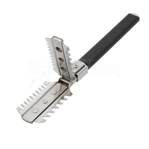 Peigne de rasoir professionnel pour l'amincissement des cheveux texturant avec des lames tranchantes pour le coiffeur et le salon, outil de superposition facile - Product Image 4