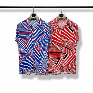 Chemise à manches courtes pour homme à motif floral, coupe décontractée, tissu satiné, design élégant pour l'été, vêtement décontracté, anti-UV, respirant, écologique - Product Image 1