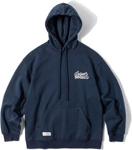 Sweat-shirt décontracté surdimensionné en coton 100% - Imprimé vert et bleu - Respirant - Anti-boulochage - Product Image 5