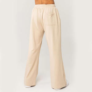 Pantalon de jogging avec logo imprimé en coton molletonné 500 GSM personnalisé lourd pantalon de survêtement décontracté et confortable coupe ample légère pour hommes - Product Image 2