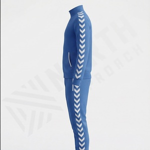 Conjunto Deportivo Moderno para Hombre, Dobladillo Acanalado, Puños Ajustados, Ideal para Entrenamiento, Caminar, Ocio Diario, Gimnasio, Color Personalizado - Product Image 3