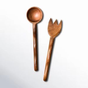 Haute qualité blanc tourbillon marbre motif résine salade serveur ensemble à la mode ustensiles de cuisine outils de service meilleur vendeur cuillère - Product Image 4