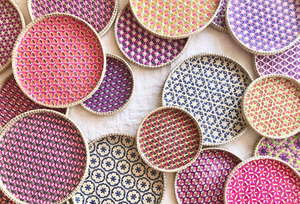 Handwoven <b>basket</b> <b>tray</b> available for wholesale with customizable designs and private label options - Product Image 5