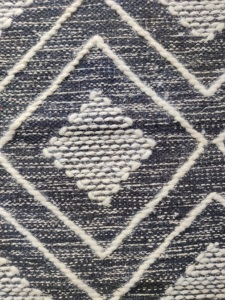 พรมขนสัตว์ผ้าแจ็คการ์ดงานแฮนด์เมดดีไซน์แบบสมัยใหม่ดีไซน์แบบแอบสแตรกต์สำหรับตกแต่งบ้าน - Product Image 2