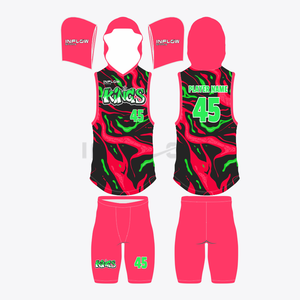 Ensembles de maillots de football unisexes 7V7, service OEM, maillot sans manches de flag football avec nom personnalisé, uniformes de sport et design imprimé - Product Image 3