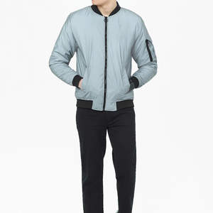 Chaqueta Bomber Personalizada de Primera Calidad para Hombre con Cuello Alto y Tela de Lona, Servicio OEM, Más Vendida - Product Image 6