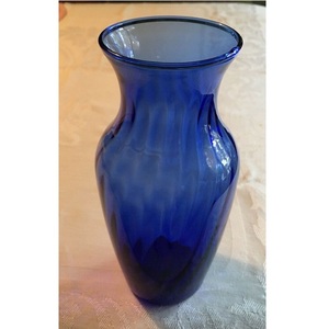 Jarrón de Resina Azul con Patrón de Remolino Acuático, Hecho a Mano, Único, de Primera Calidad, Nuevo, Ecológico, Decoración Moderna para el Hogar, Estilo Globo - Product Image 4