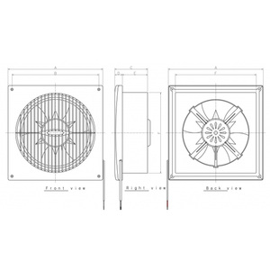 <span class=keywords><strong>Robotech</strong></span> Tự Động Thông Gió Fan Hiệu Suất Cao Nhựa Lưỡi Giá Tốt Nhất Cho Nhà Thông Gió Made Trong Hàn Quốc Mô Hình Ref-201 - Product Image 2
