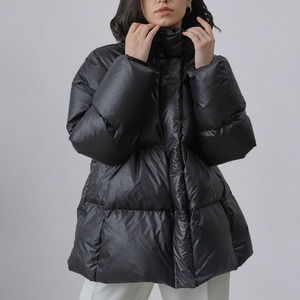 Chaqueta Acolchada Ligera y Resistente al Agua para Mujer, Talla Grande, Estilo Holgado, con Cuello Alto, Chaqueta de Plumón Gruesa - Product Image 5