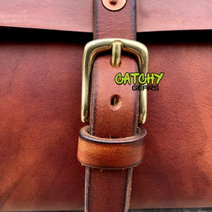 ชุดเครื่องอาบน้ำหนังแท้สำหรับผู้ชายชุดเดินทางที่เก็บของแบบพรีเมียมสำหรับของจำเป็นเวลาเดินทาง - Product Image 3