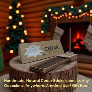 Handmade Nepal tự nhiên Cedar Sticks hương 4.3 inch dài 30 Gậy hộp gỗ tự nhiên hương thơm Himalaya <span class=keywords><strong>cedarwood</strong></span> - Product Image 6