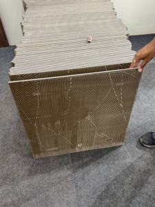 Carreaux de sol en porcelaine vitrifiée antidérapants 2x2 pieds, aspect bois rustique mat, finition bois rustique, 600x600 mm, pour intérieur et extérieur - Product Image 5