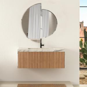 Set of 2 Luxury Elegant Design Round <b>Wall</b> Mirror Iron Reflector Bathroom Mirror Nickel Plated Ideal Size Home Decors - Product Image 4