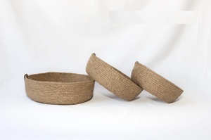 Precio de venta alto Tazón de yute Aspecto Premium Tazón de yute moderno Cesta de frutero Cesta tejida de algas marinas Uso en venta al por mayor Moq barato - Product Image 5