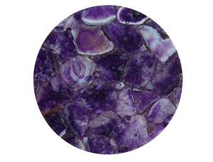 Sceau en agate poli artisanal, décoration d'intérieur moderne de luxe, motif floral religieux, résine, couleur personnalisée, artisanat - Product Image 3