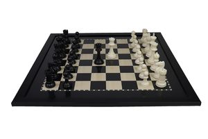 R Một Thủ công mỹ nghệ giải đấu kích thước bằng gỗ nhiều lớp bàn cờ FIDE tiêu chuẩn đồng xu tùy chỉnh logo thêm nữ hoàng tùy chỉnh màu sắc - Product Image 5