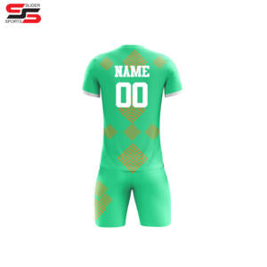 Vente en gros Ensemble de vêtements de football personnalisés pour clubs d'équipe kit de football brodé maillot de football sublimé pour hommes - Product Image 6