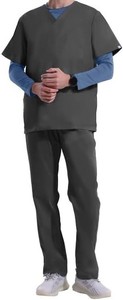 Ensemble de vêtements de gommage pour hommes Uniforme de travail de style décontracté Ensemble d'uniformes de gommage pour hommes Conception simple Utilisation pratique - Product Image 5