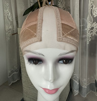 Bonnet de perruque Lenaqueen, bonnet de perruque réglable avec bandeau, pince à perruque antidérapante pour garder les perruques Lace Front en place Lace Wig Grip Cap