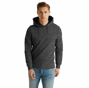 Sweat à capuche surdimensionné en coton épais unisexe avec fermeture éclair et cordon de serrage Logo personnalisé grande taille Sweat à capuche imprimé d'hiver pour hommes - Product Image 1
