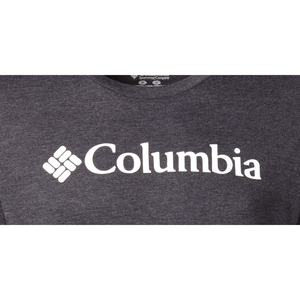 T-shirt a maniche corte Columbia da uomo Franchise traspirante grigio antracite taglia M - Product Image 2