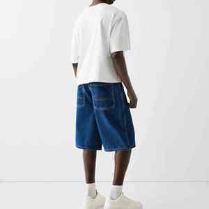 เสื้อยืดผู้ชายสีทึบคอกลมแขนสั้น100% คอตตอนหลากขนาด220กรัมน้ำหนักมีหลายขนาดโพลีเอสเตอร์/ คอตตอน - Product Image 3