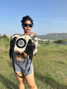 Nouveau Style occidental cheveux sur cacher fourrure daim cuir frange sac haute qualité Boho femmes fourrure cuir Unique moyen Concho frange sacs - Product Image 3