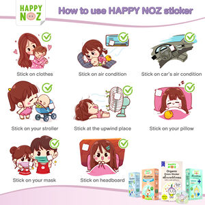 Happynoz-pegatina de cebolla para alergia, fórmula Original, no alivia el frío, nariz, heno, fiebre, síndrome de Tailandia, venta al por mayor - Product Image 5