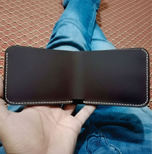 Men's Vintage Genuine Leather <b>RFID</b> <b>Blocking</b> Open Closure Lightweight Short-Style Daily Use High Quality Leather <b>Wallet</b> Fashion - Product Image 1