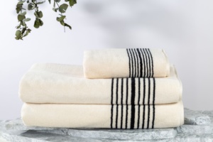 MS Home 100% Cotton Antimicrobial Hypoallergenic Disposable Quick-Dry Face Washcloth & <b>Bath</b> <b>Towel</b> 6-Piece <b>Set</b> - Product Image 3