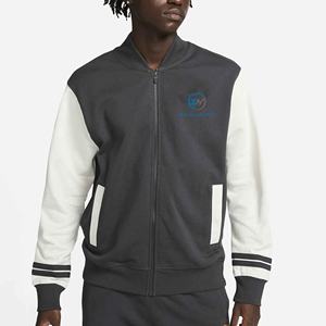 Blousons universitaires 2025 personnalisés avec logo, imprimé sur le devant, manches unies, style streetwear, pour hommes et femmes - Product Image 1