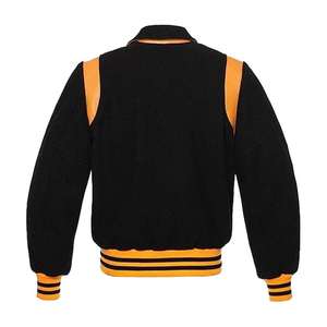 OEM al por mayor de encargo de los hombres de la calle de estilo Letterman Universidad de béisbol Varsity chaquetas de pie de la cadena de chenilla parche bordado - Product Image 2