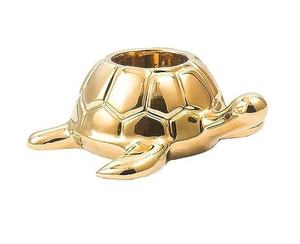 เชิงเทียนตกแต่งสไตล์เต่าแบบตั้งโต๊ะทำจากโลหะเคลือบเงาสีทองแฮนด์เมดเชิงเทียนแฟนซี - Product Image 6