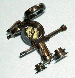 Binoculaires en laiton Antique, style marin, Vintage, 1917 - Product Image 5