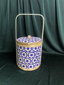 Panier de rangement en bambou naturel de haute qualité, style traditionnel, design pliable, couleur personnalisable, accessoires décoratifs, tendance - Product Image 5