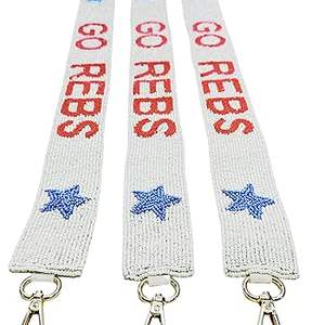 Correa de Bolso Artesanal de Estilo Deportivo con Cuentas de Vidrio y Algodón Anapolis de CREATIVE ART ZONE, Forma Rectangular, Accesorio para Bolso ST-PS122 - Product Image 2