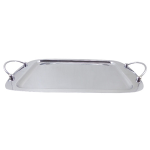 ชุดจานโลหะโครเมียม3ชิ้นจานดีไซน์ทันสมัยสำหรับเสิร์ฟอาหารเย็นทำด้วยมือจำนวนมาก - Product Image 3