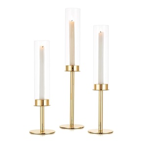 Portavelas de aspecto atractivo, candelabro de estilo europeo para iglesia, boda, fiesta, hogar Interior - Product Image 4