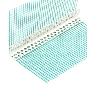 PVC Drywall Corner Bead With Mesh Angle Casing Bead Corner Bead With Fiberglass Mesh