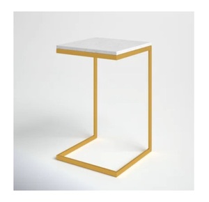 Table d'appoint décorative de style classique moderne, design luxueux, fabriquée à la main, écologique, antique, pour la maison, le bureau, le salon, avec plateau en métal - Product Image 4