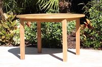 Ensemble de salle à manger de jardin moderne de haute qualité en bois de teck, chaise empilable, table de salle à manger de jardin pour 4 personnes, pour un extérieur élégant