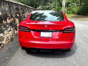 2022สีแดงประกาย Tesla รุ่น S AWD ใช้กับล้ออัลลอยด์หนังนำทางระยะไกลแพคเกจกระจกไฟฟ้า - Product Image 4