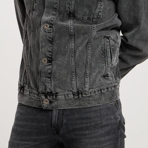 Chaquetas Vaqueras de Invierno para Hombre a la Moda, Cuello Camisero, Ropa de Calle Cómoda, Diseño Frontal con Logotipo Personalizado de Alta Calidad - Product Image 4