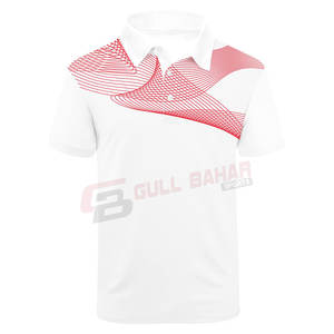 เสื้อยืดโปโลสำหรับผู้ชายออกแบบได้ตามต้องการระบายอากาศได้ดีมีขนาดพิมพ์โลโก้บนผ้าใบ - Product Image 1