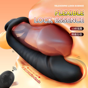 Telescopische vibrerende mannelijke prostaatstimulator Anale plug Volwassen seksproducten voor vrouwelijke masturbatie en het delen van dildo's voor koppels - Product Image 5