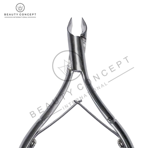 Professional Cuticle Nippers Precision Surgical Grade Stainless Steel Cuticle Trimmer Double spring 4mm 1/2 Jaw Hand Sharpened - Product Image 5