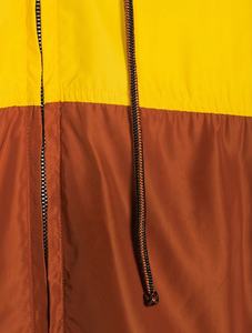 Veste coupe-vent imperméable en nylon de haute qualité pour homme, respirante, grande taille, blocs de couleur, légère, vente en gros - Product Image 6