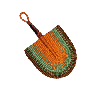 Décoration murale Boho en herbe de mer multicolore, éventail à main en bambou, décoration rustique pour la maison du vietnam - Product Image 5