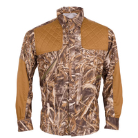 Chemise d'été en polyester respirant, tricotée, pour la chasse en montagne, sur mesure, grande taille