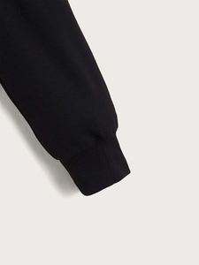 เสื้อฮู้ดดี้ทรงสปอร์ตพิมพ์ลายสไตล์สตรีทสำหรับฤดูใบไม้ร่วง ระบายอากาศได้ดี สวมใส่สบาย ทรงหลวมไหล่ตก เสื้อฮู้ดดี้ทรงสปอร์ตแบบสั้น - Product Image 3